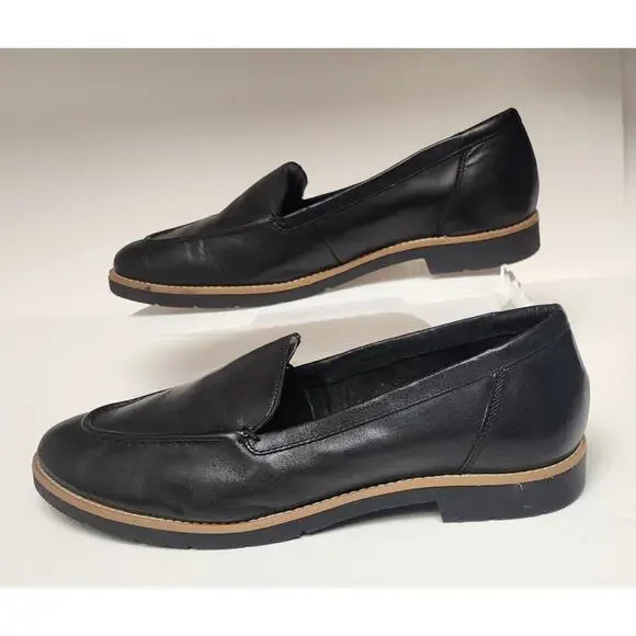 ALDO Women's Rheildanflex Leather Casual Loafer Shoes Black Size US 9 - Picture 7 of 9